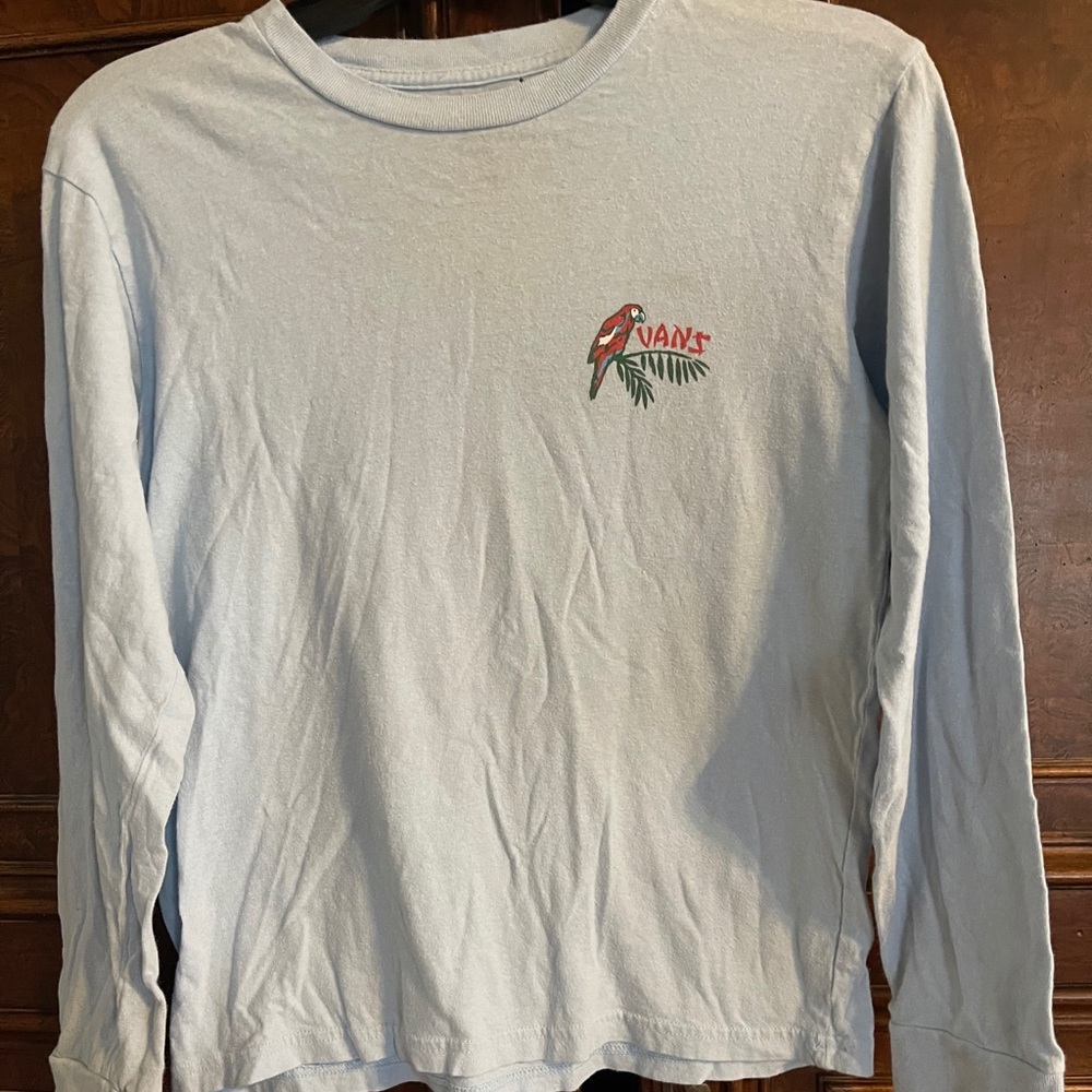 Vans Baby Blue Long sleeve Tee Medium Final